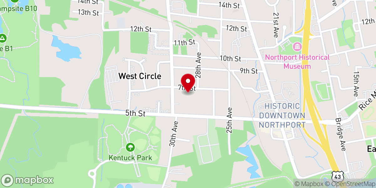 Map showing location of Bethlehem Freewill Pentecostal