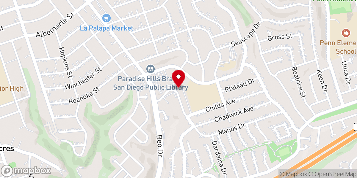 Map showing location of Sweetwater Assembly of God Church