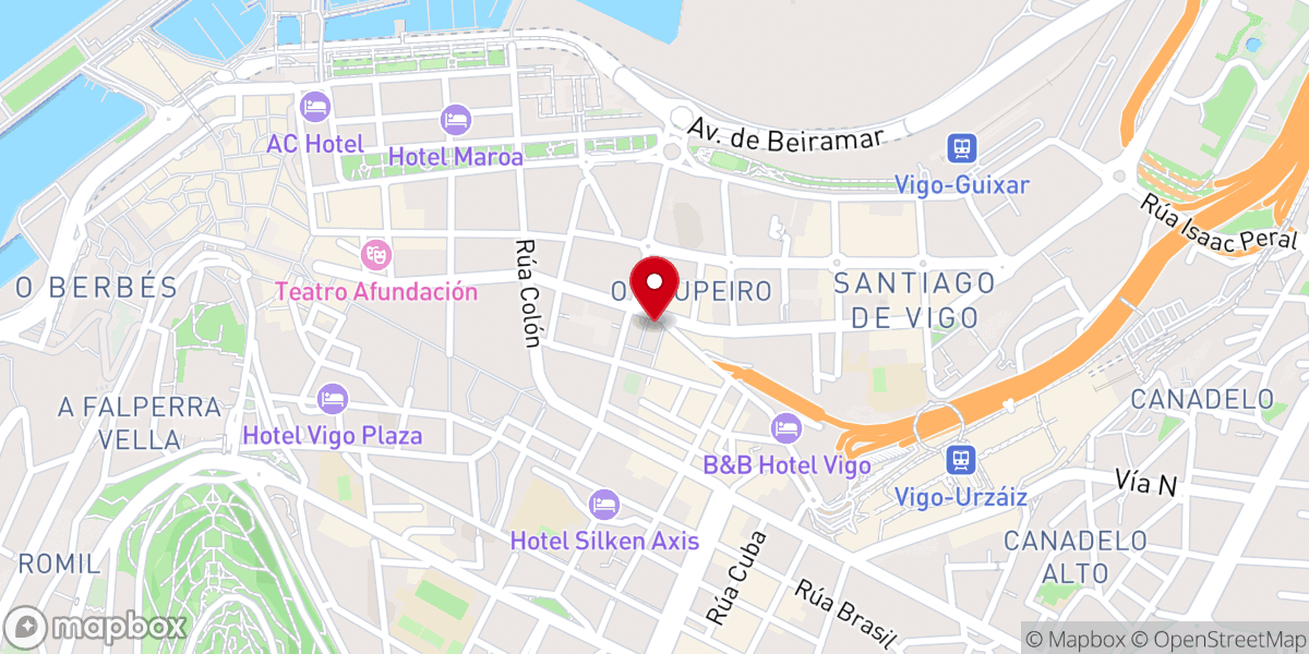 Map showing location of Santiago el Mayor, Iglesia