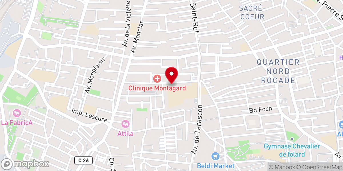 Map showing location of Paroisse Saint-Ruf et Saint-Joseph