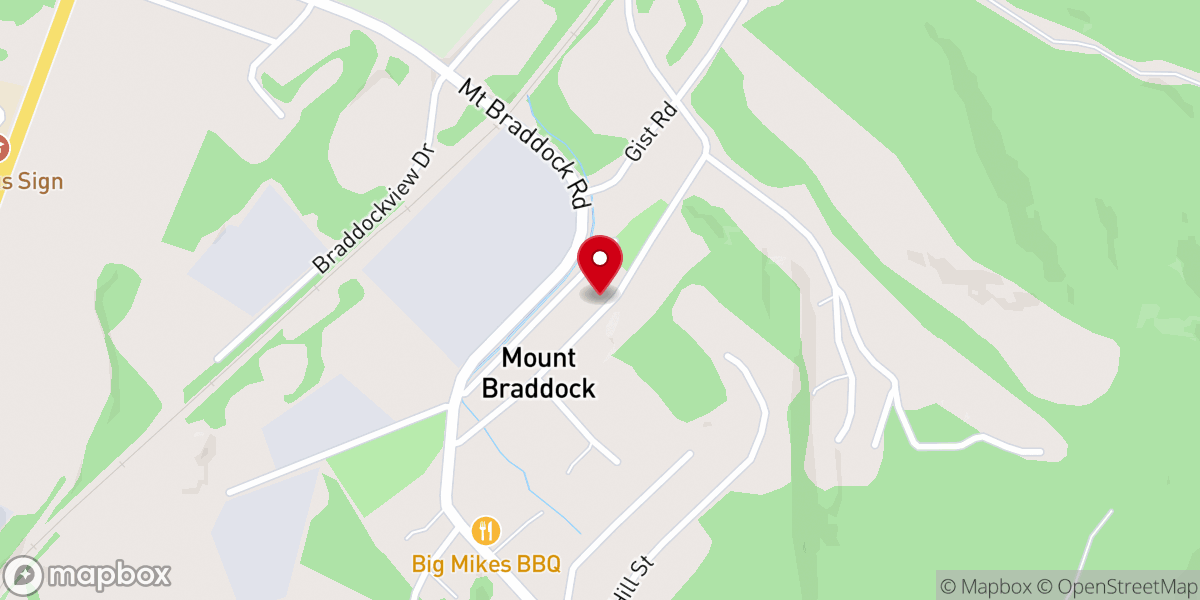 Map showing location of Family Worship Center