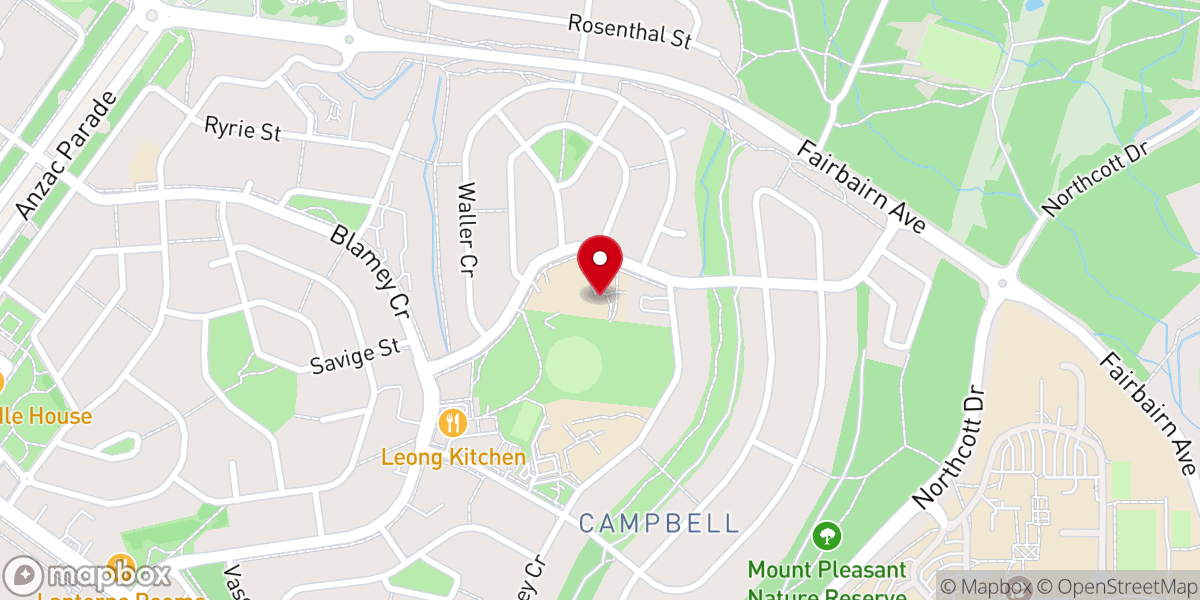 Map showing location of St Thomas More Parish