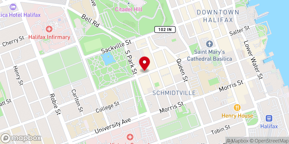 Map showing location of Nelson Place