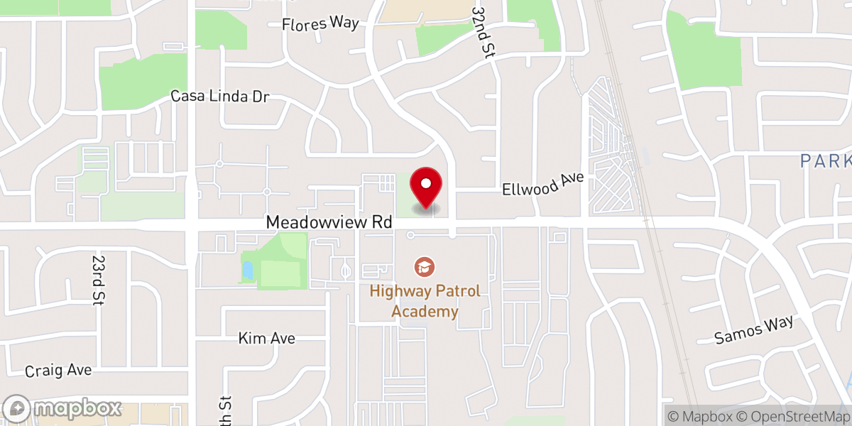 Map showing location of Cathedral-Praise & Worship Center