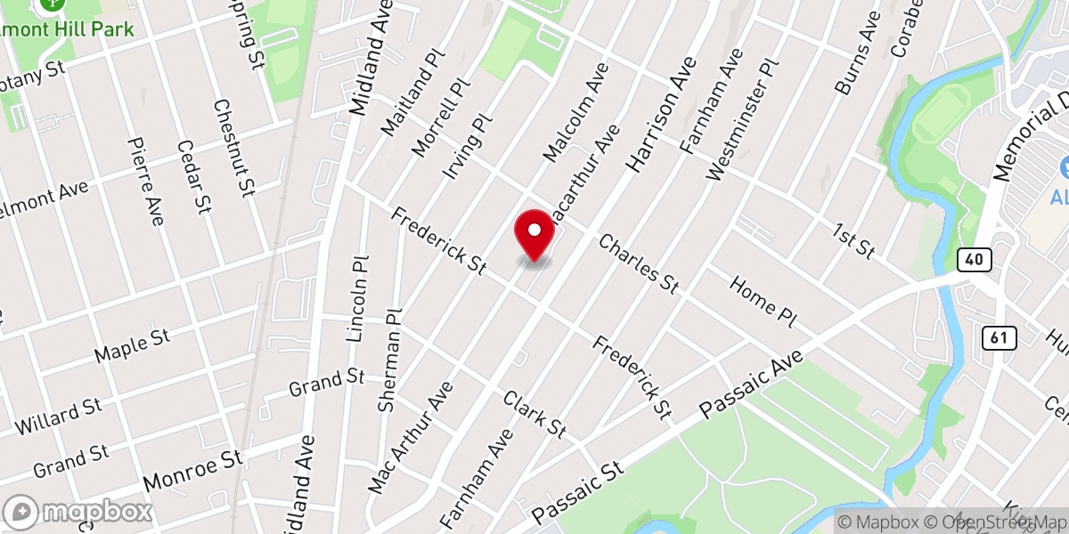 Map showing location of Our Lady of Mount Virgin Roman Catholic Church