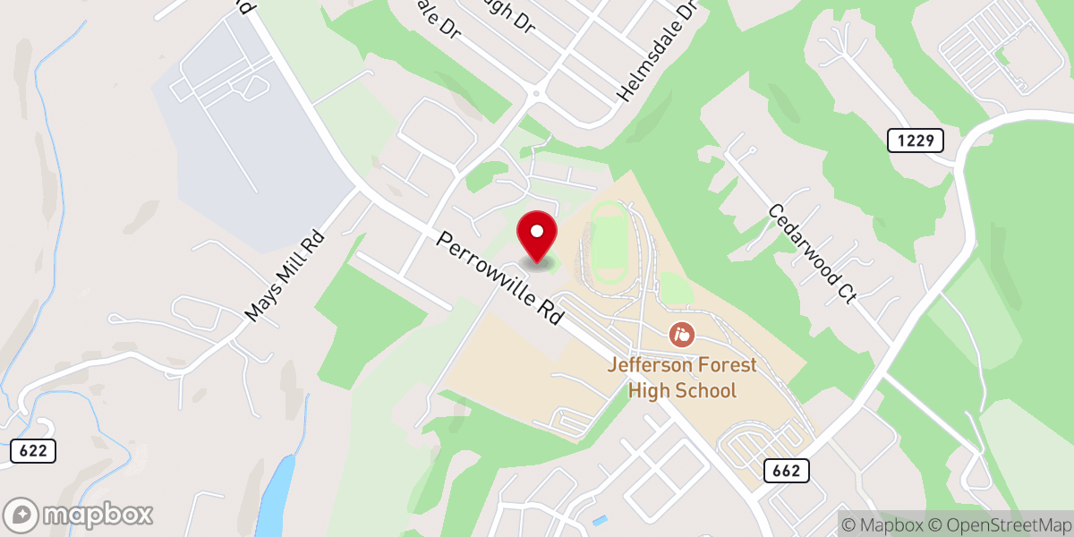 Map showing location of Saint Stephens Church