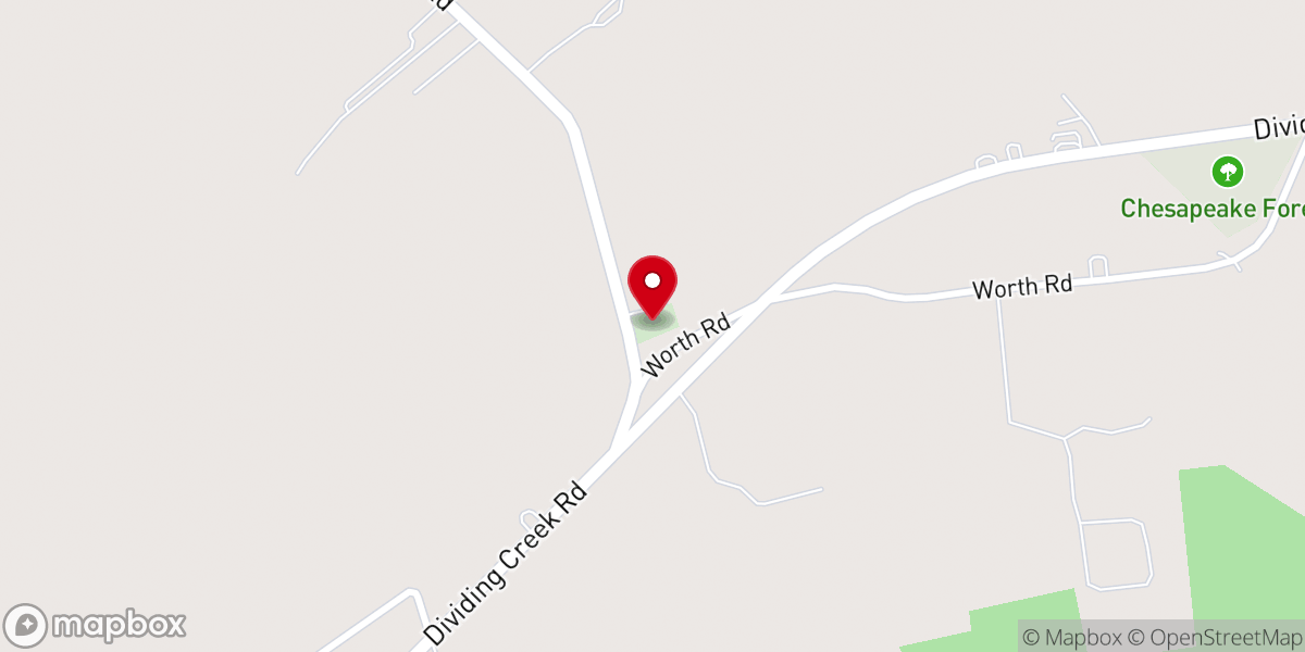 Map showing location of Tindlys Chapel