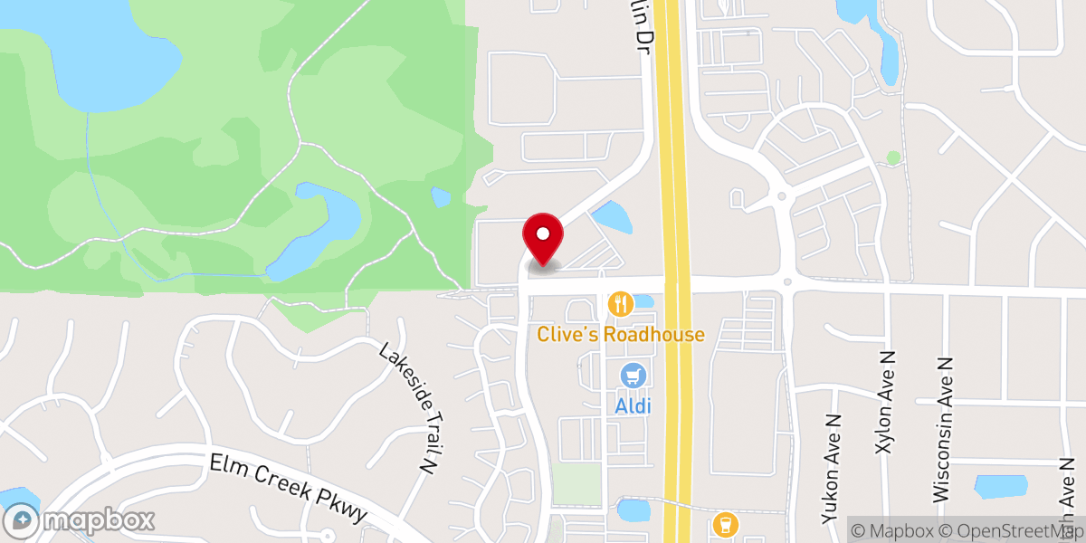 Map showing location of Riverway Church