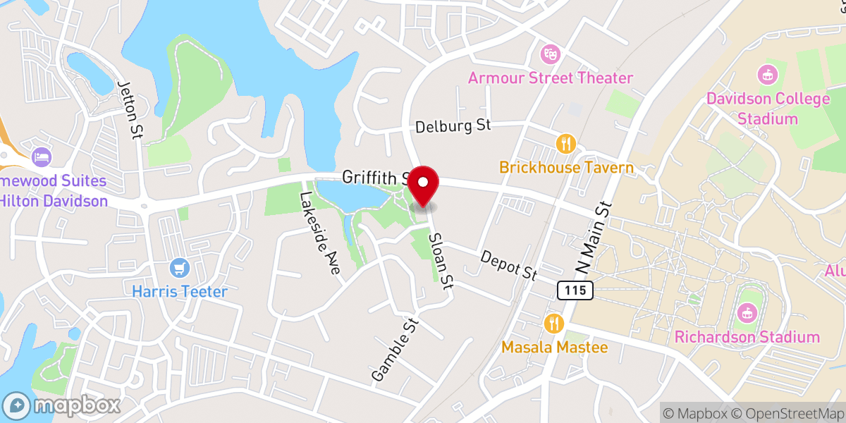 Map showing location of Empowerment Church