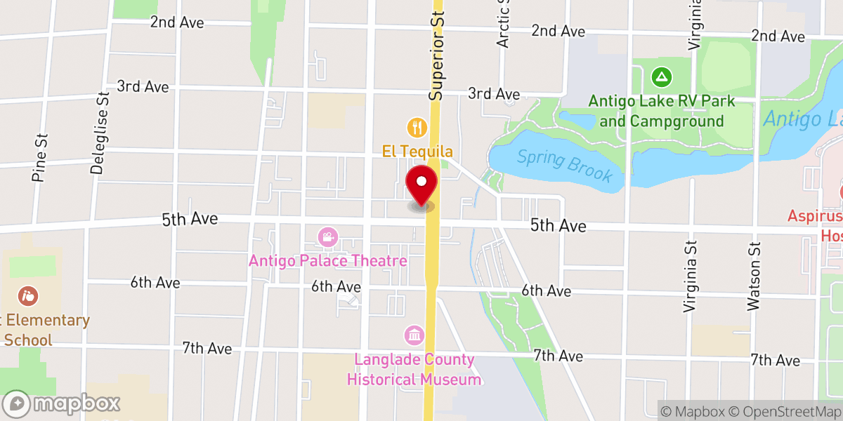 Map showing location of John