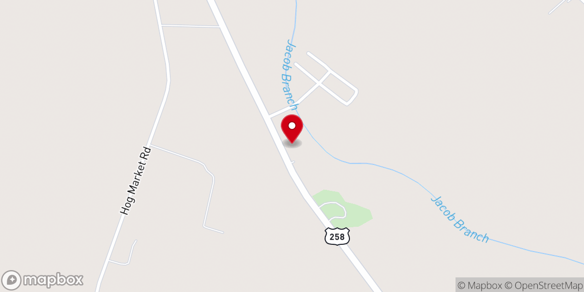 Map showing location of Monk Memorial Church