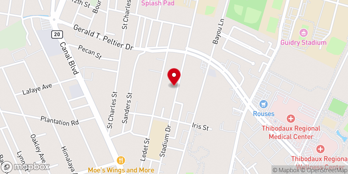 Map showing location of Moses community center