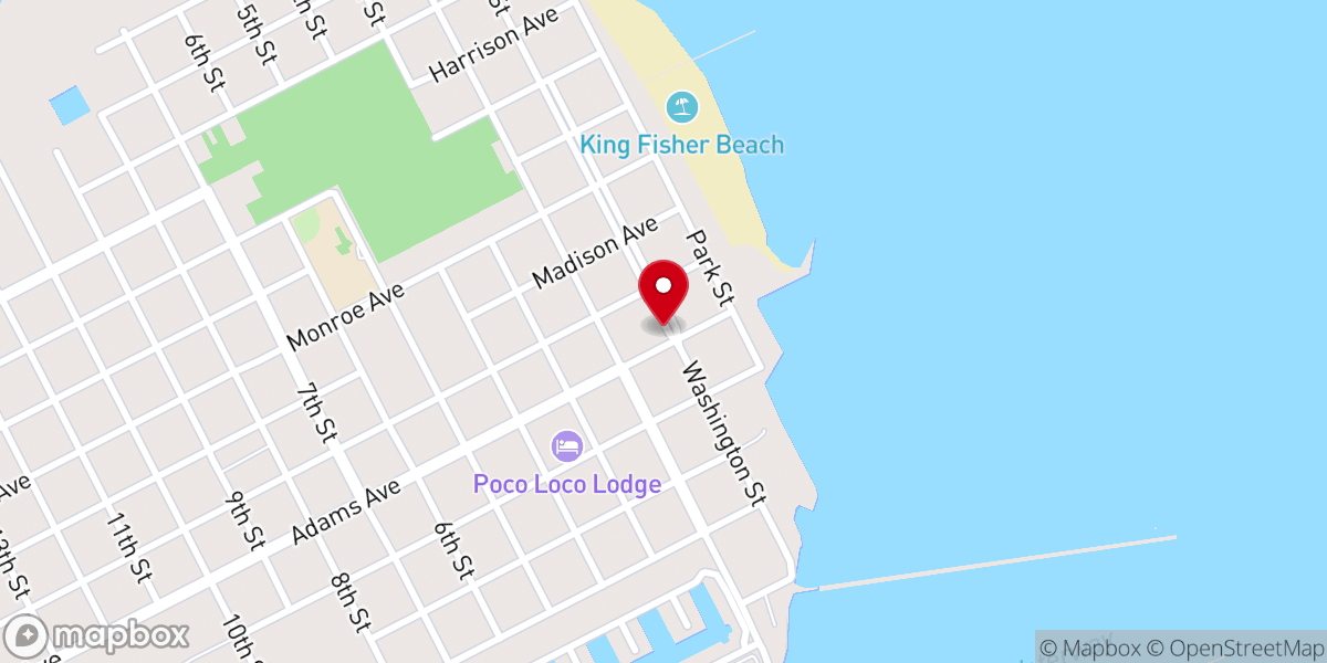Map showing location of St Joseph Catholic Church