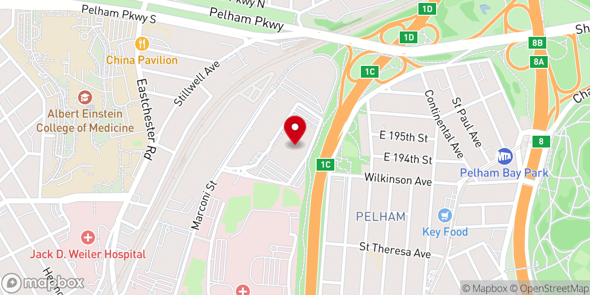 Map showing location of The New Jewish Home, Adult Day Care Bronx