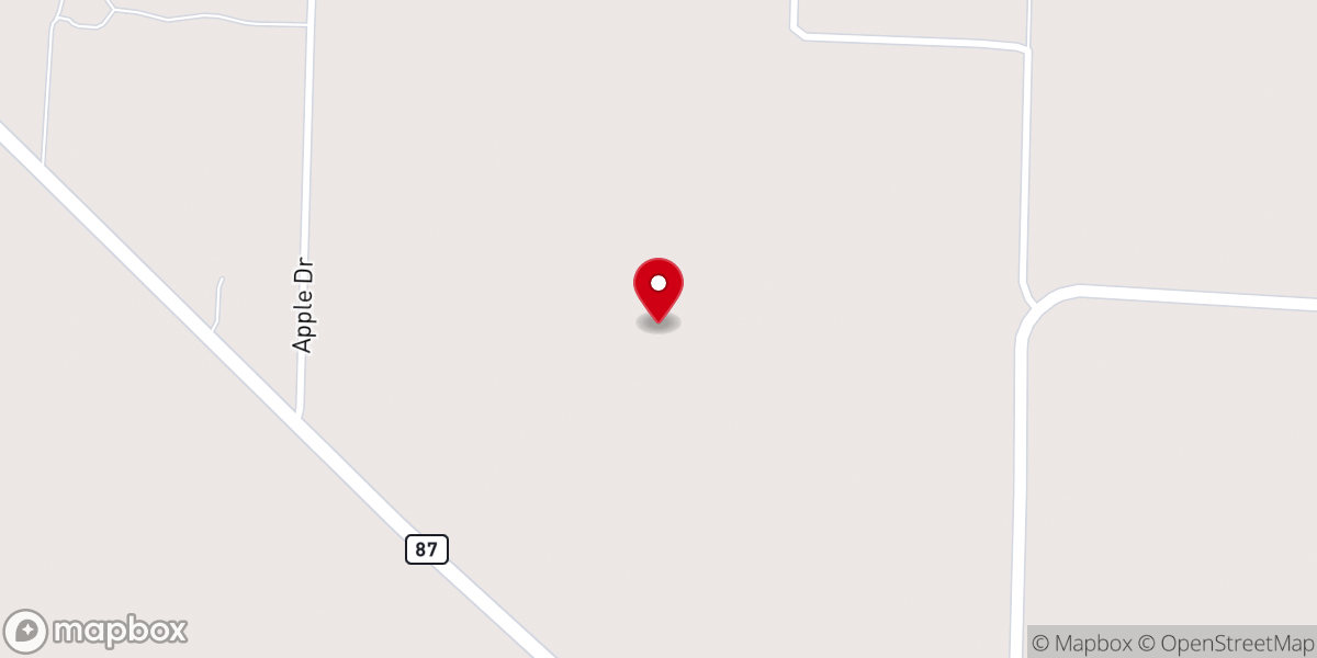Map showing location of Hillside Retreat Center