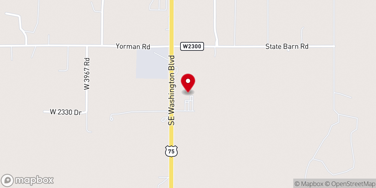 Map showing location of Christ Community Church