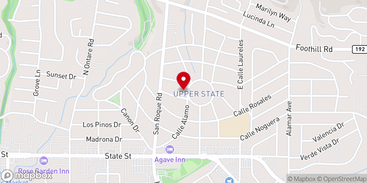 Map showing location of San Roque Catholic Church