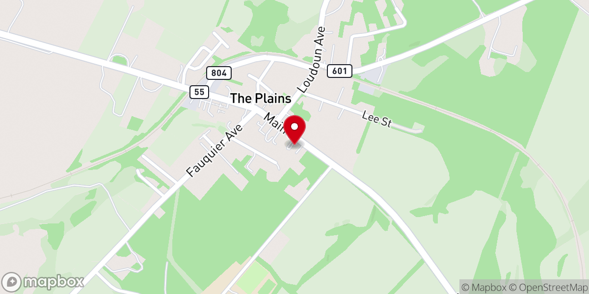 Map showing location of St Marks United Methodist Church