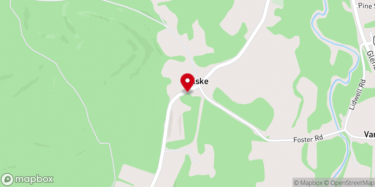 Map showing location of Fiske United Methodist Church