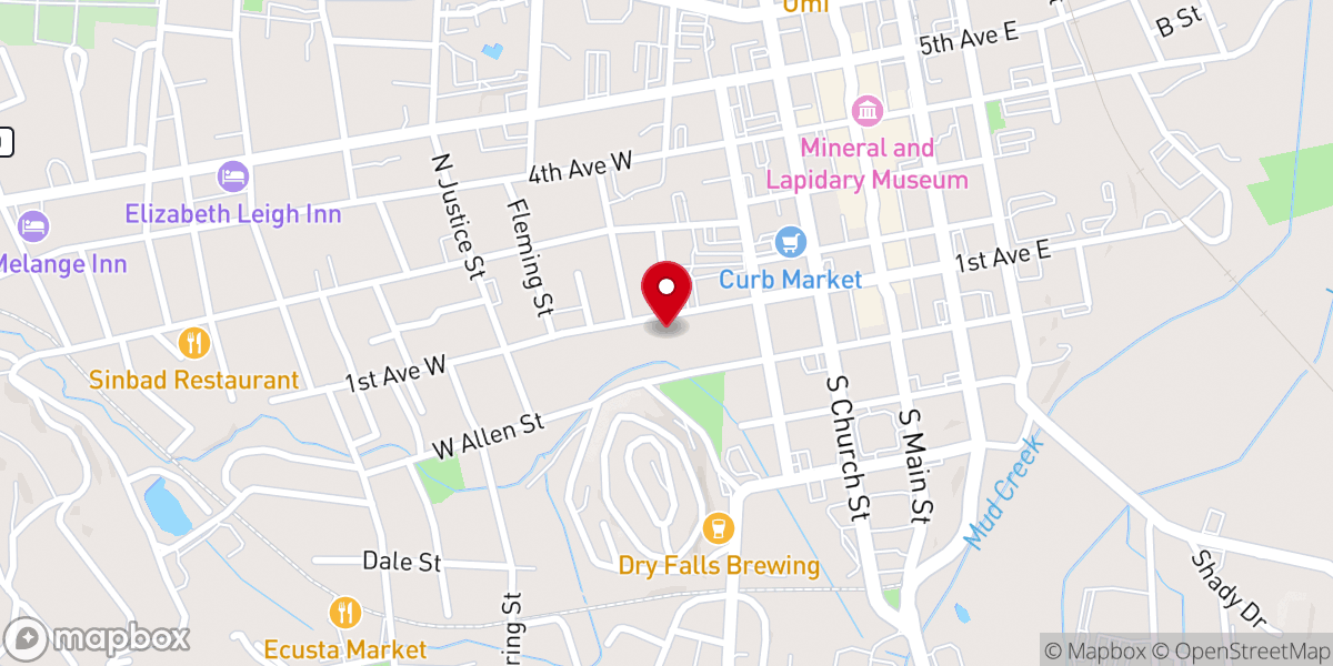 Map showing location of Vision Jesus
