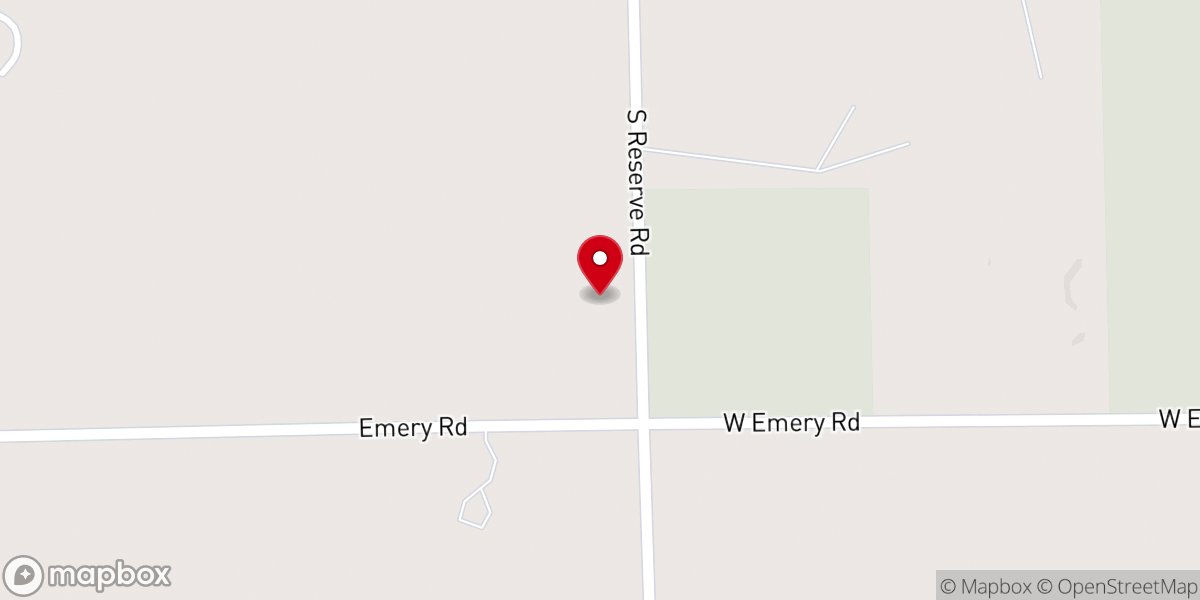 Map showing location of St John Lutheran Church - The Garden