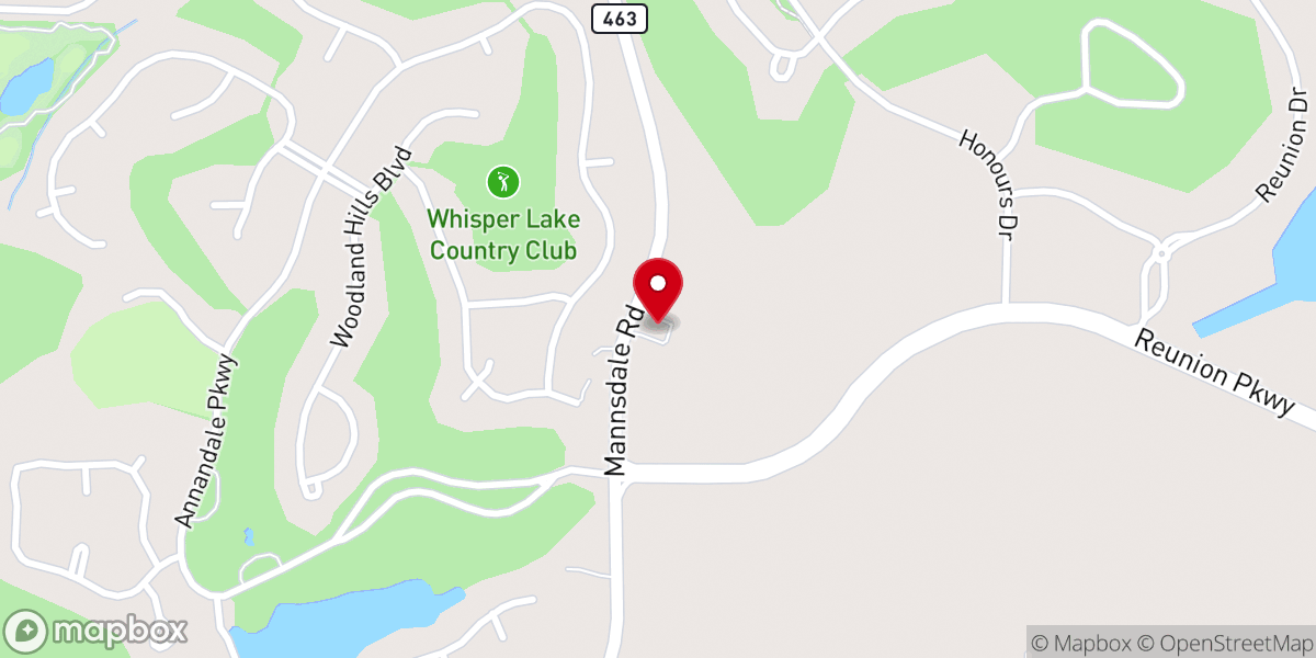 Map showing location of China Grove AME Church