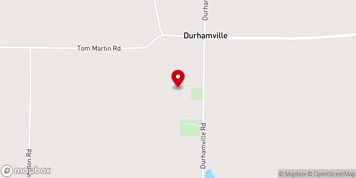 Map showing location of Elam M.B. Church (historical name)