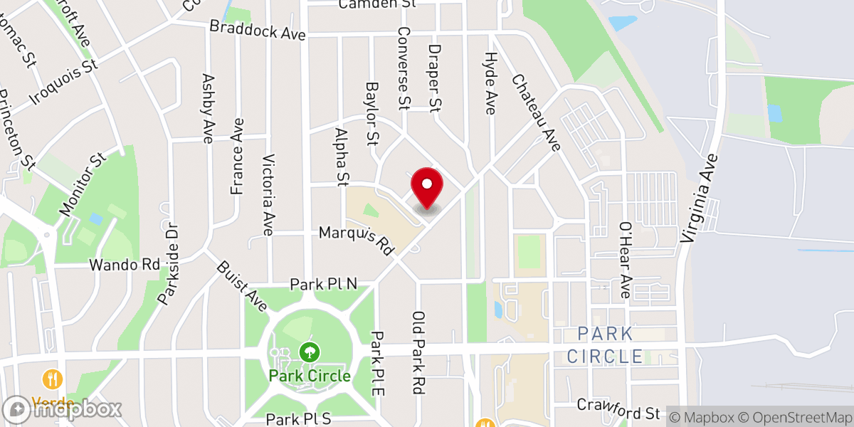 Map showing location of Gethsemane Cathedral of Praise Church