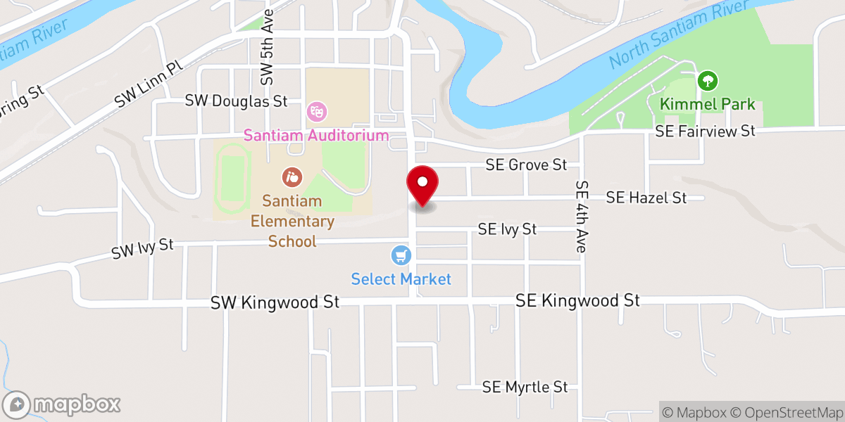 Map showing location of St. Catherine Of Siena, Mission