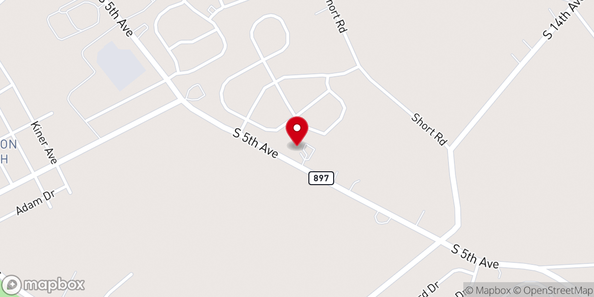 Map showing location of Living Word Ministries-Lebanon
