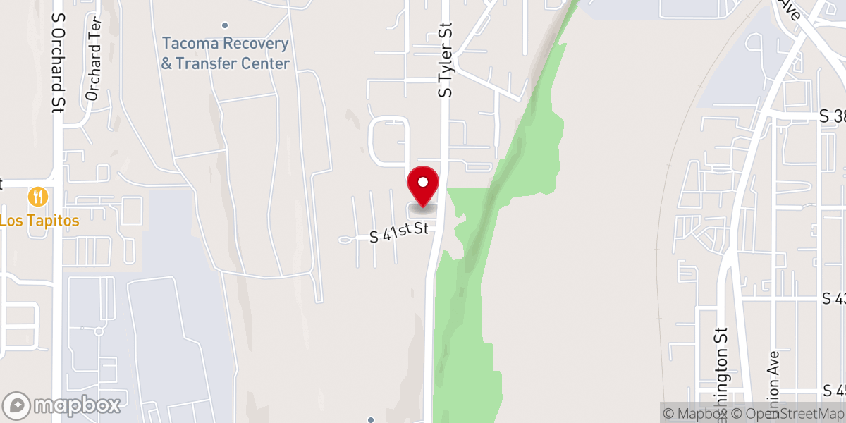 Map showing location of American Missionary Church