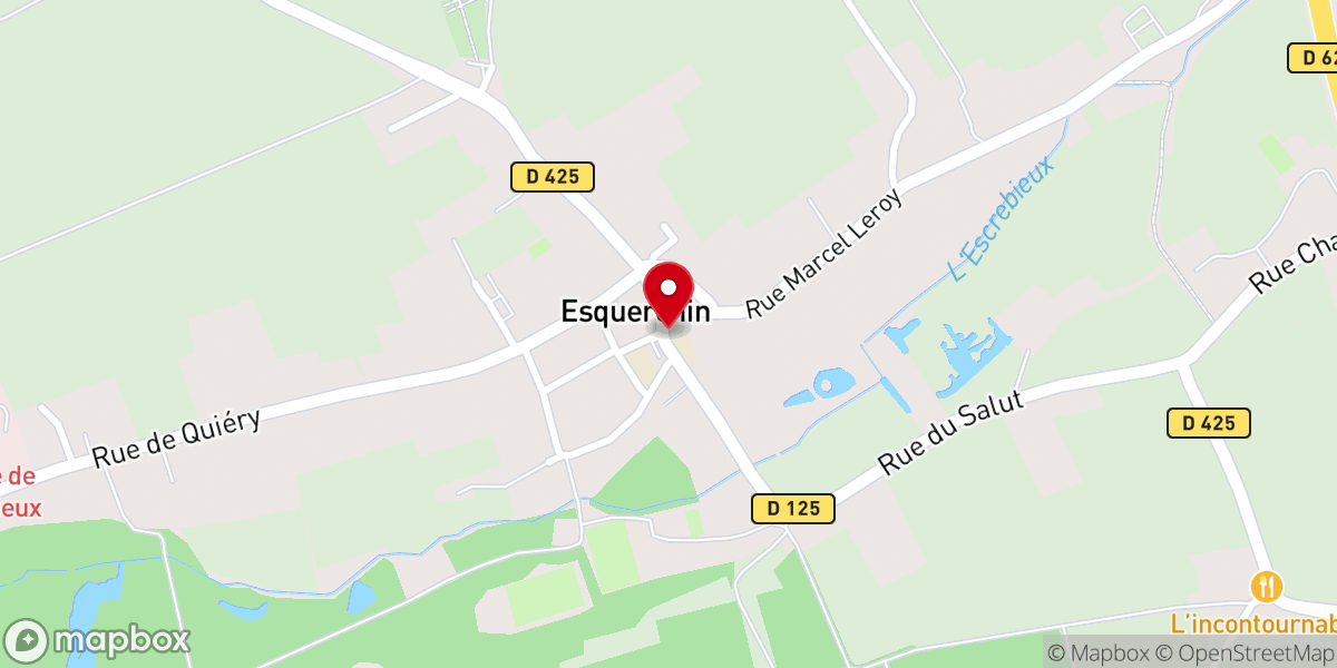 Map showing location of Église catholique Notre-Dame-de-Grâce d'Esquerchin
