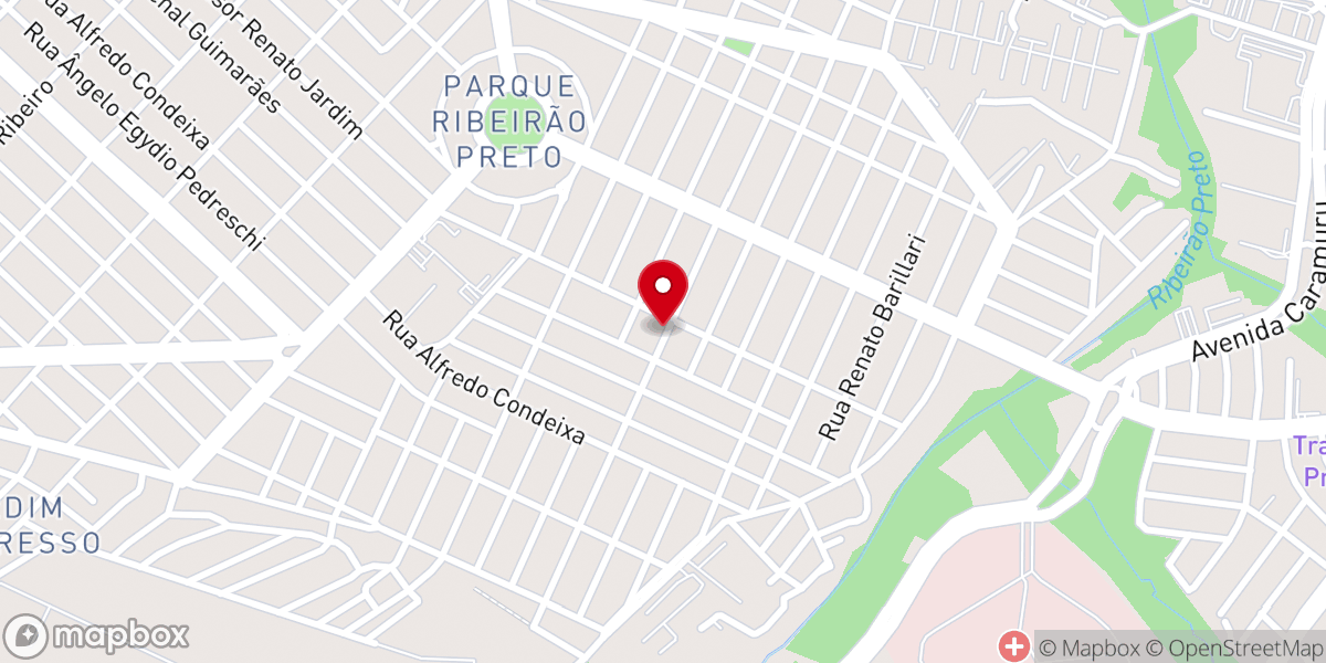 Map showing location of Igreja Pentecostal Deus é Amor