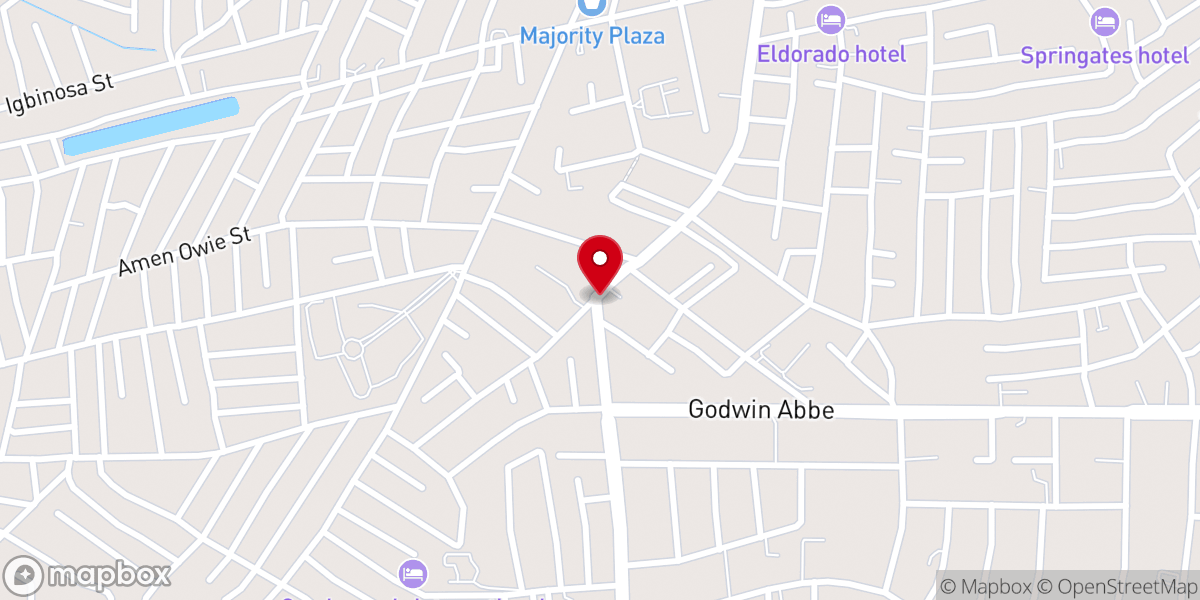 Map showing location of TetraEdge Church International