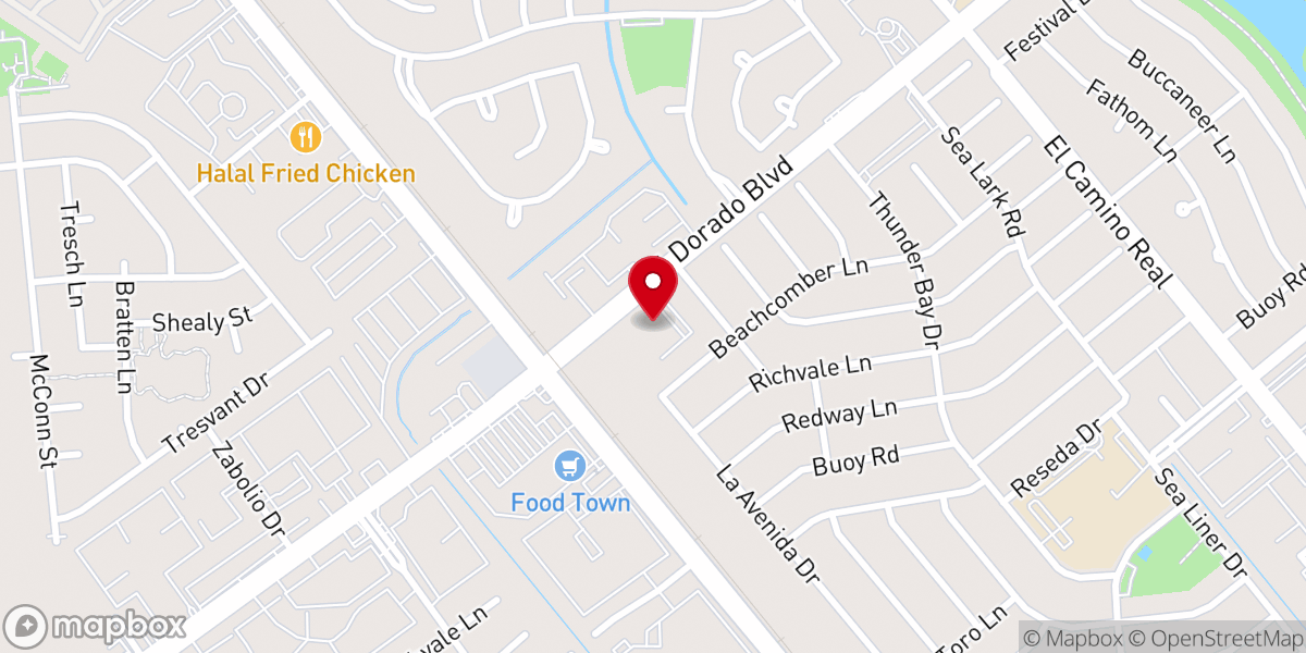 Map showing location of Clear Lake Bible Church