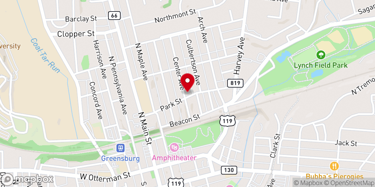 Map showing location of Courts of Praise Inc