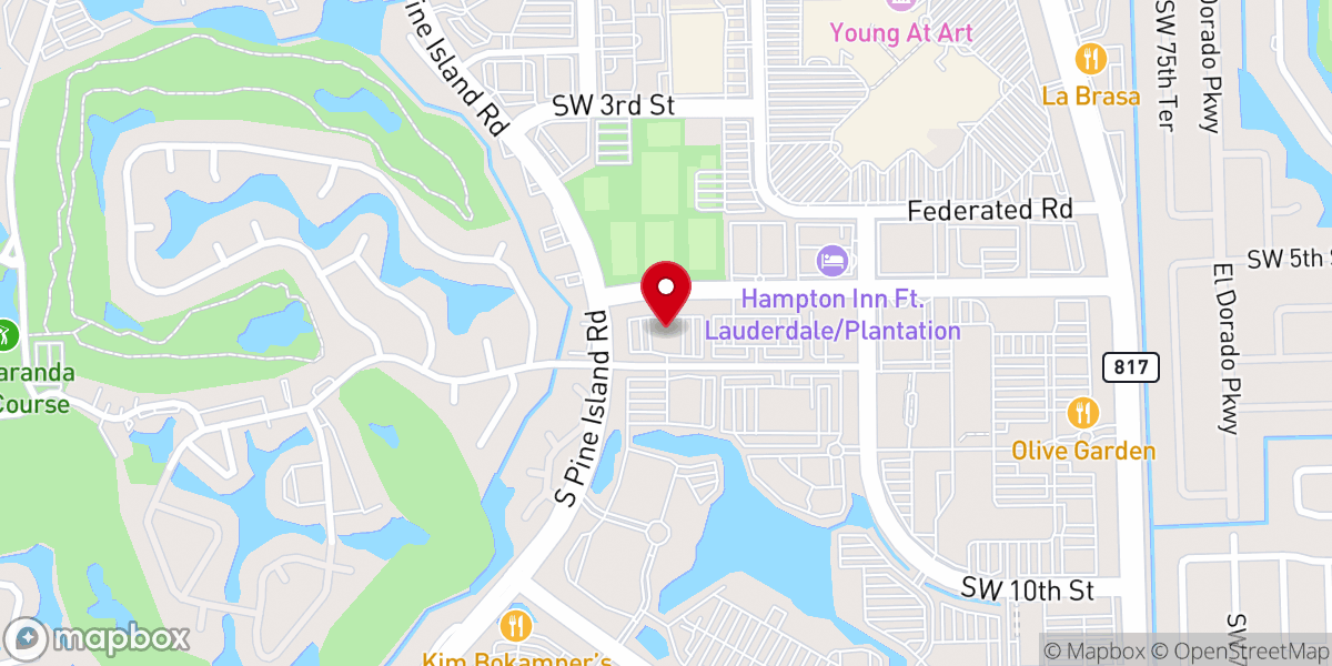 Map showing location of Benjamin S. Parish, MD