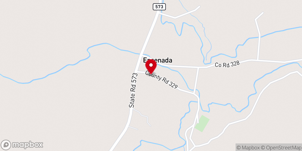 Map showing location of San Joaquin Church