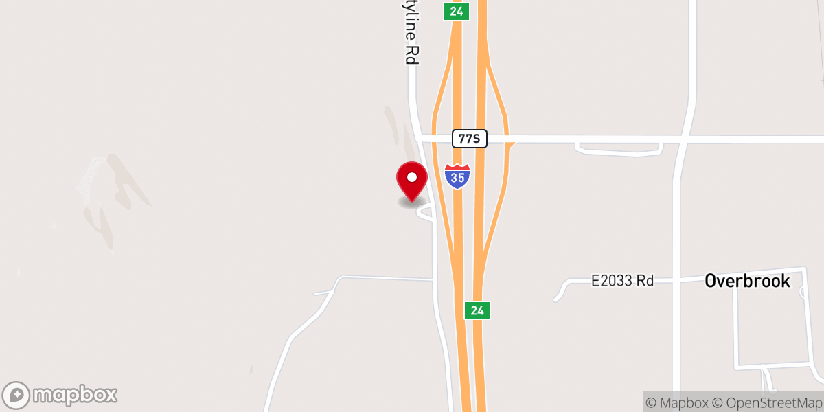 Map showing location of McAlester Church