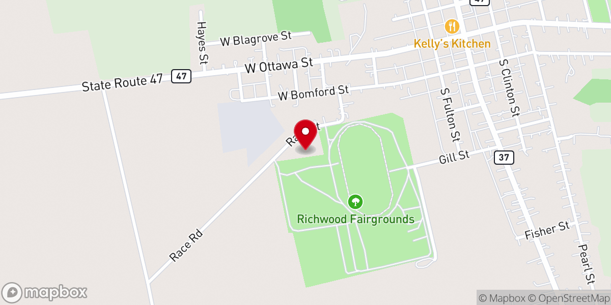 Map showing location of Community United Calvary