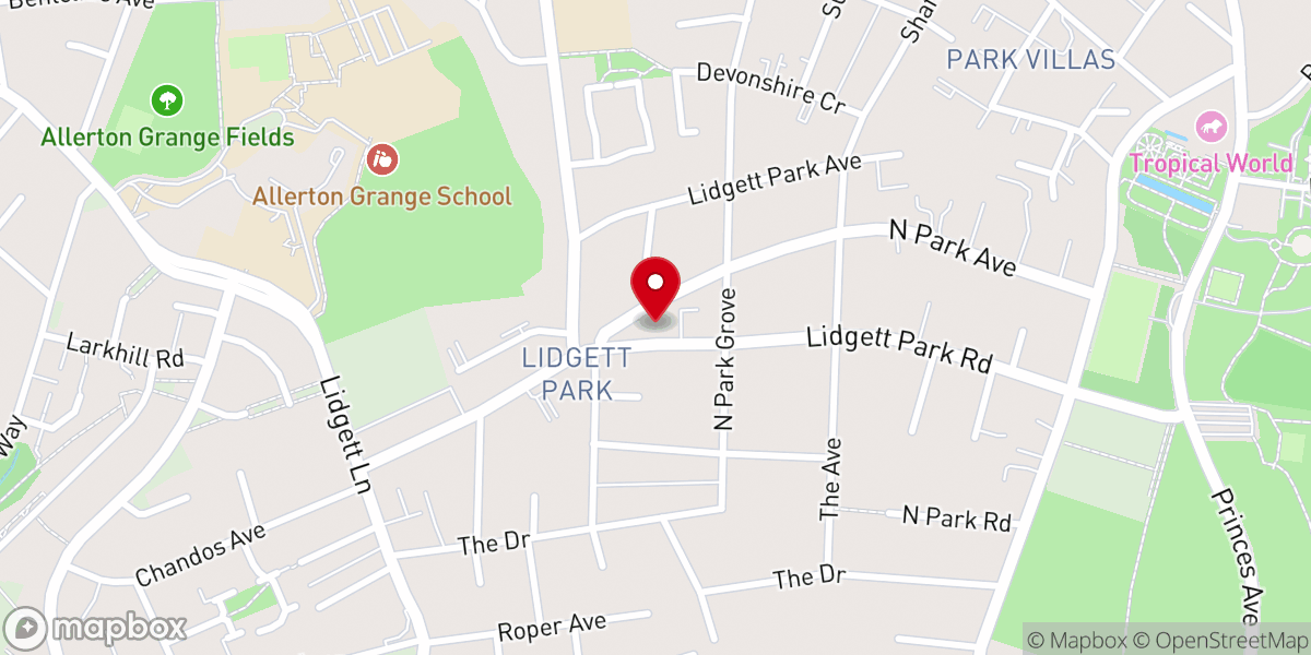Map showing location of St Edmund's Parish Church
