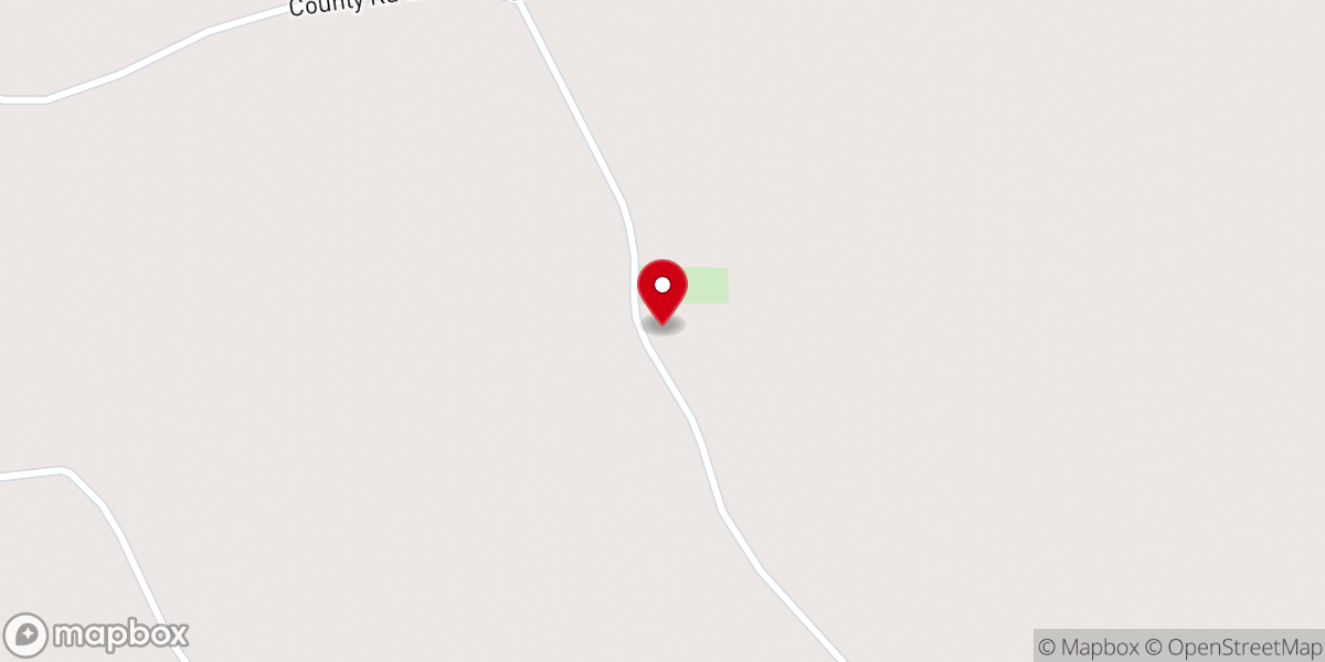 Map showing location of Salem Church