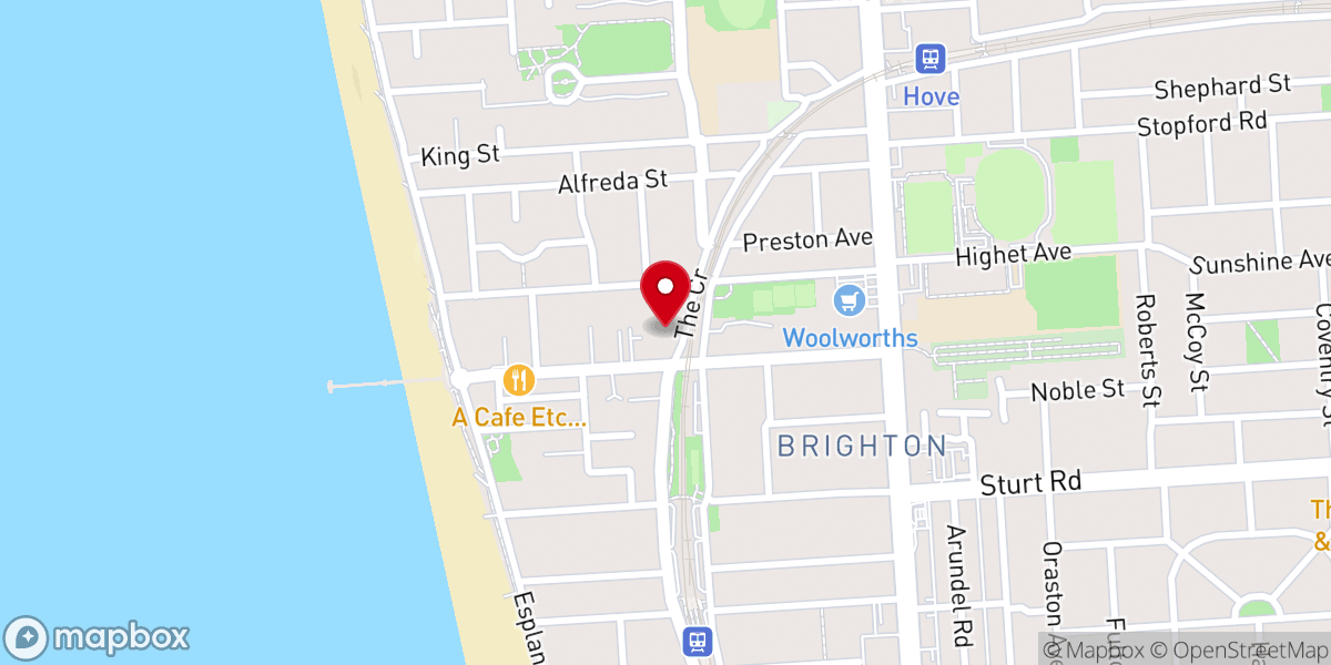 Map showing location of Lighthouse Community Church
