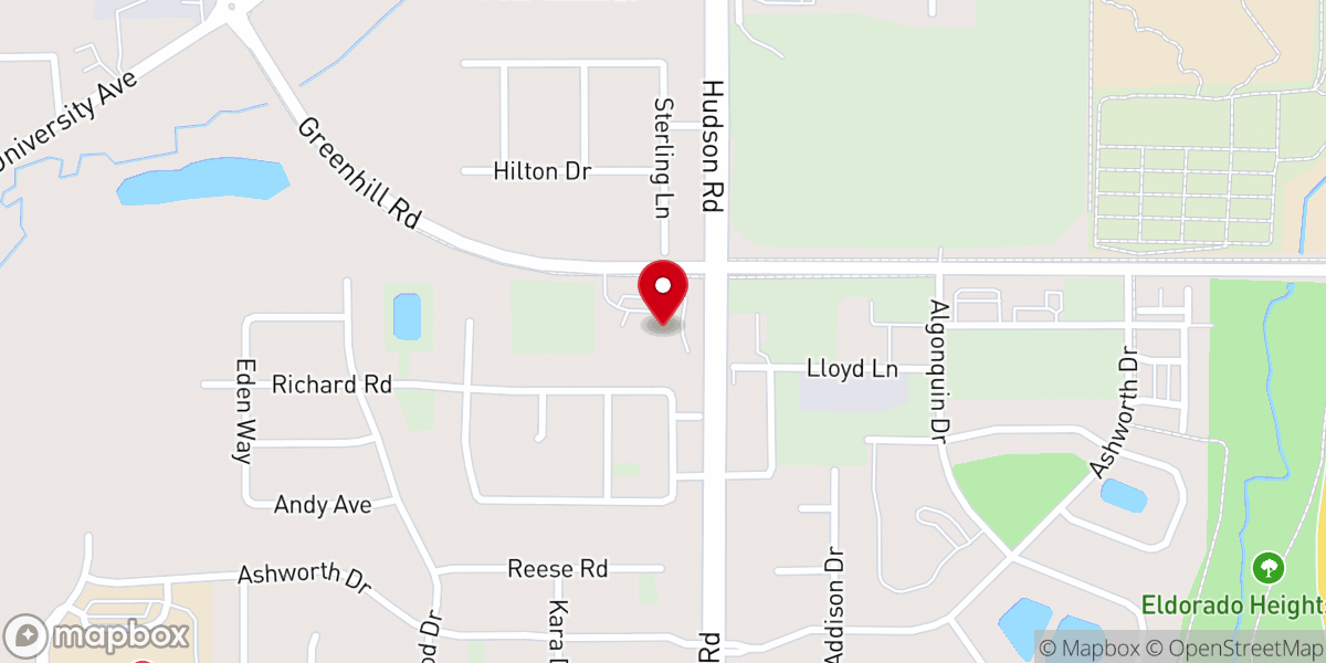 Map showing location of Sent Church