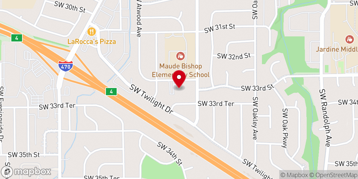 Map showing location of Brookwood Covenant Church