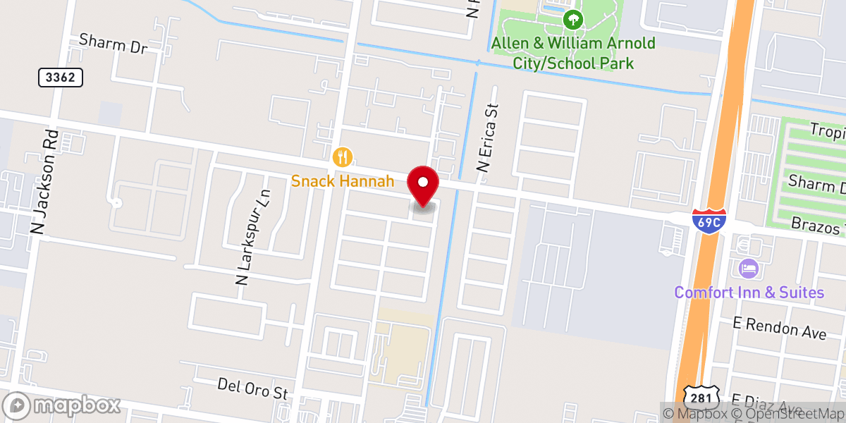Map showing location of Centro Cristiano Rey De Reyes