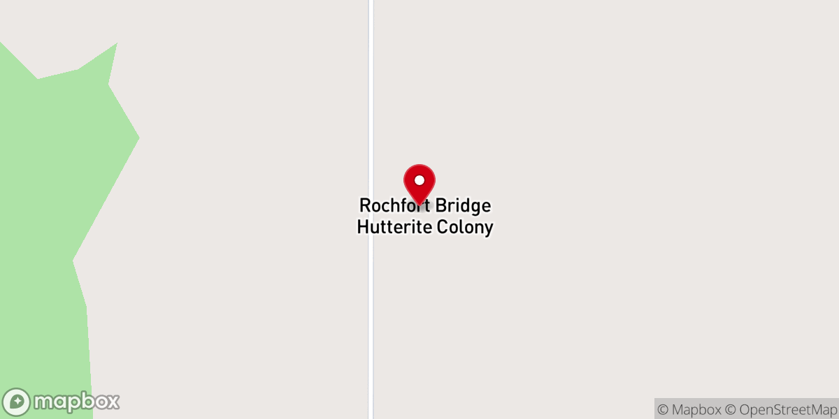 Map showing location of Rochfort Bridge Colony
