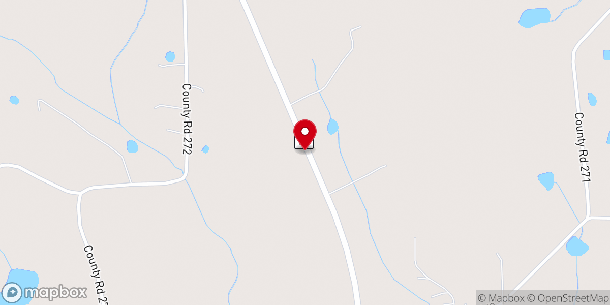 Map showing location of Lookout Mountain Church