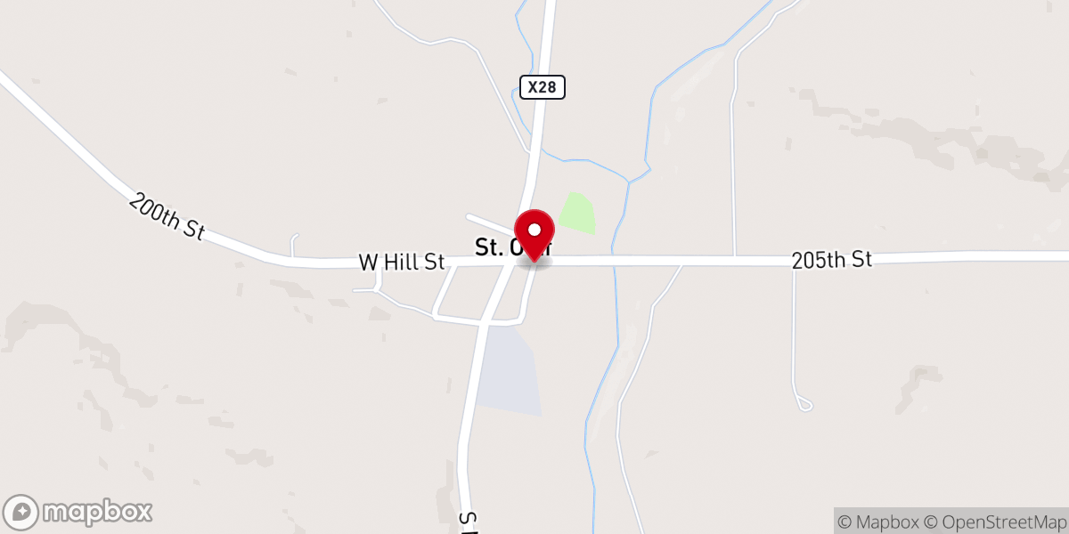 Map showing location of St Olaf AG Sales & Services