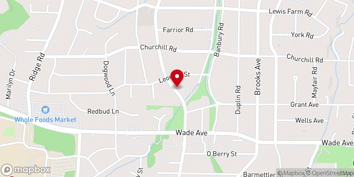 Map showing location of Saint Georges Anglican Church